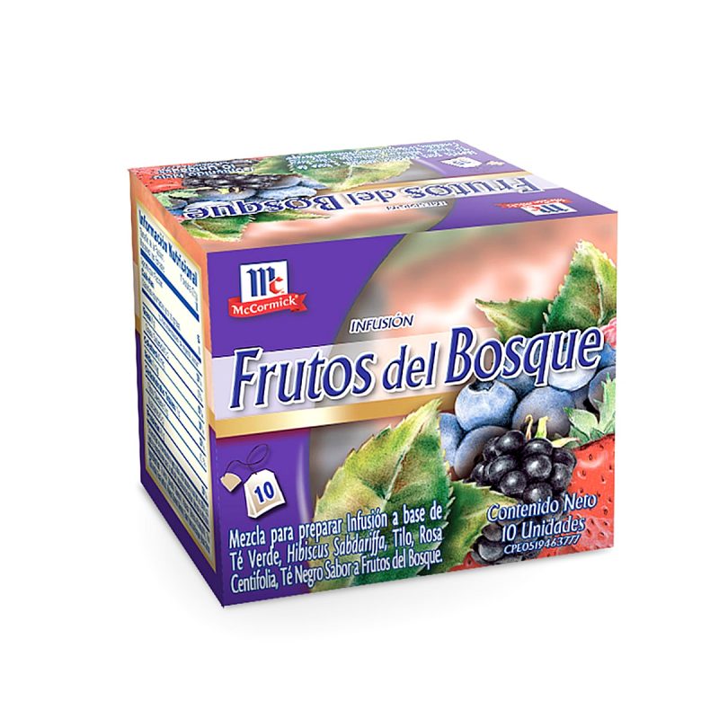 TE FRUTOS DEL BOSQUE MCCORMICK 10UND
