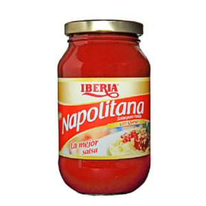 SALSA IBERIA NAPOLITANA CON QUESO 490GR