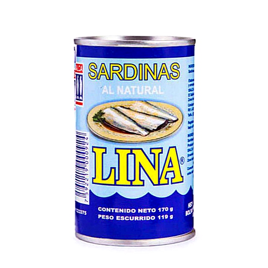 SARDINA LINA NATURAL 170GR