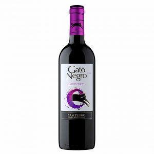 VINO TINTO GATO NEGRO CARMENERE CHILE 0,75LT
