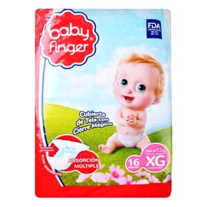 PAÑAL BABY FINGER TALLA XG 16UND