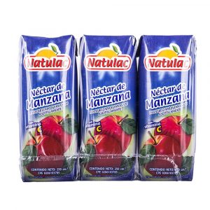 JUGO NATULAC MANZANA 250ML X 3UND