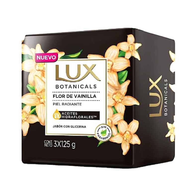 JABON LUX FLOR DE VAINILLA 3X125GR