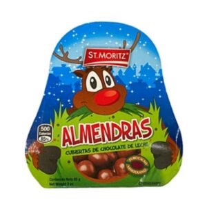 GRAGEADOS ALMENDRAS NAVIDAD ST MORITZ 85GR