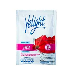 GELATINA YELIGHT FRESA 5 PORCIONES 12GR