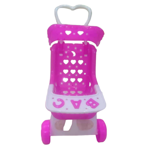 COCHE ROSADO PARA MUÑECA