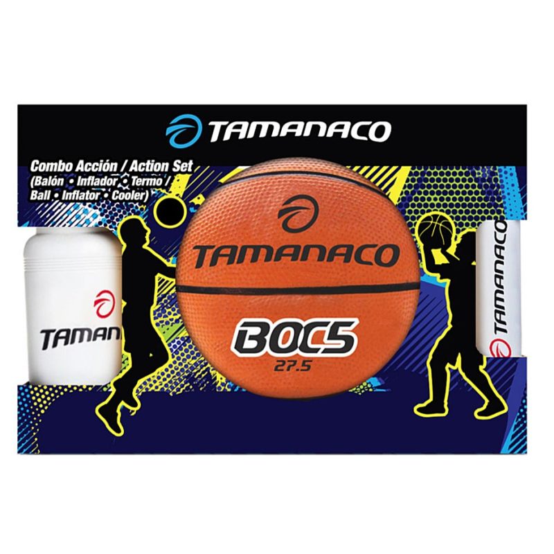SET ACCION BALON DE BASKETBALL TAMANACO