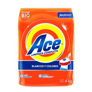 DETERGENTE ACE LIMPIEZA COMPLETA 4KG