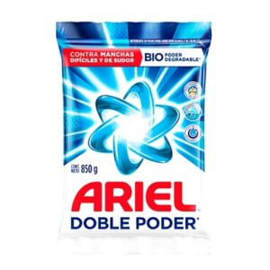 DETERGENTE ARIEL DOBLE PODER 800GR