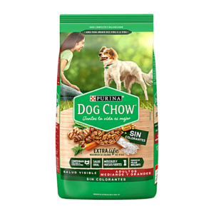 PERRARINA DOG CHOW ADULTOS MEDIANOS Y GRANDES SIN COLORANTES 2KG