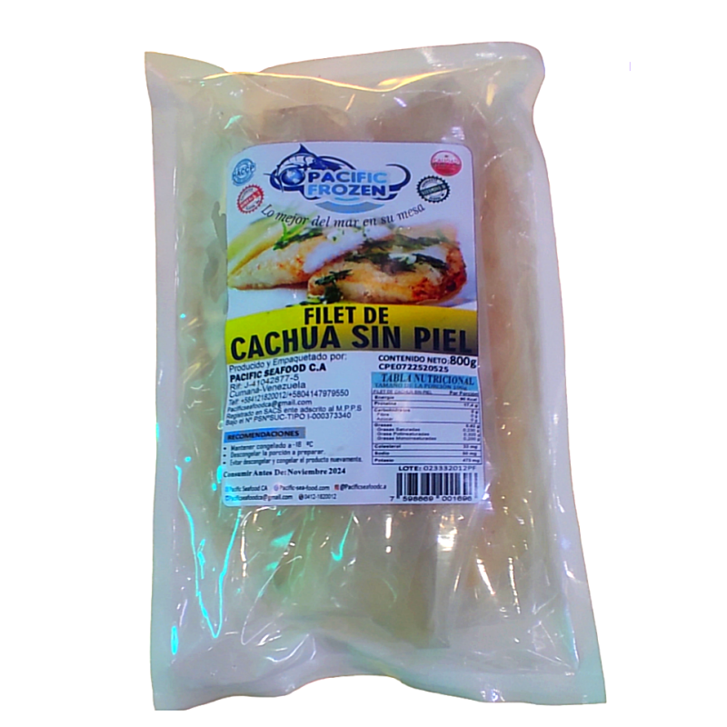 FILLET DE CACHUA SIN PIEL PACIFIC 800GR