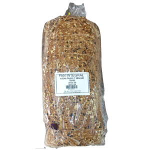PAN INTEGRAL DE AVENA PASAS Y SESAMO 750GR