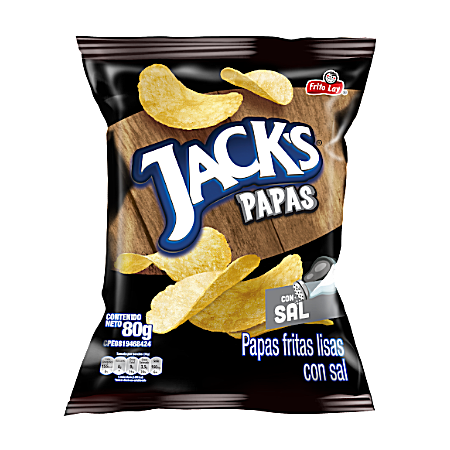 PAPAS CON SAL JACKS QUESO 80GR