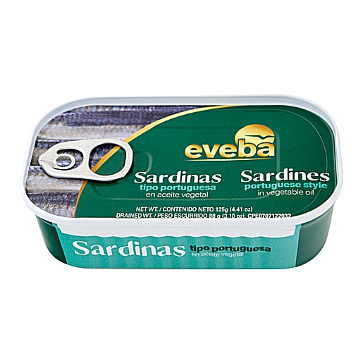 SARDINA EVEBA TIPO PORTUGUESA 125GR