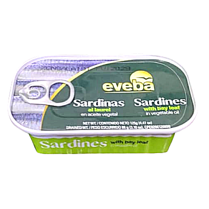 SARDINA EVEBA AL LAUREL 125GR