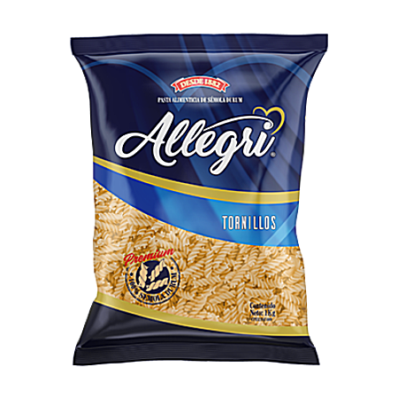 PASTA ALLEGRI PREMIUM TORNILLO 1KG
