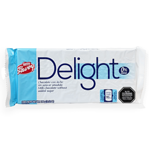 CHOCOLATE CON LECHE SAVOY DELIGHT 0% AZUCAR 100GR