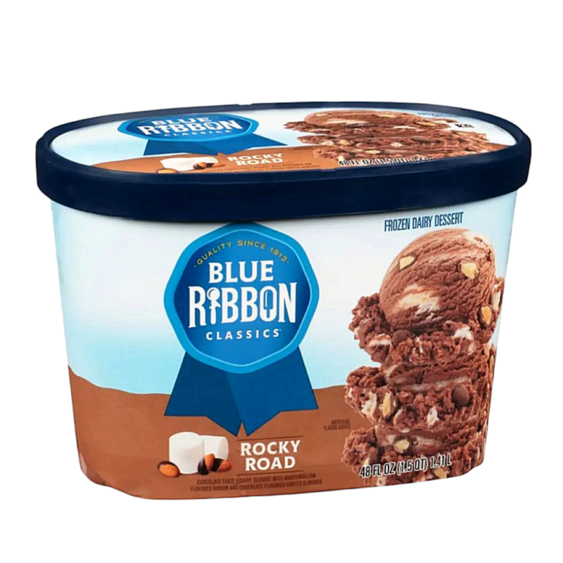 HELADO BLUE RIBBON ROCKY ROAD 1,4LT