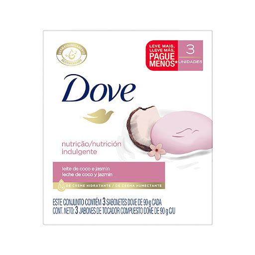 JABON DOVE KARITE VAINILLA 3PACK X 90GR