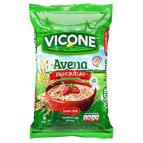 AVENA EN HOJUELAS VICONE 400GR