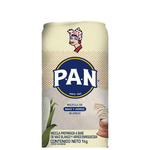 HARINA PAN DE MAIZ BLANCO ARROZ 1KG