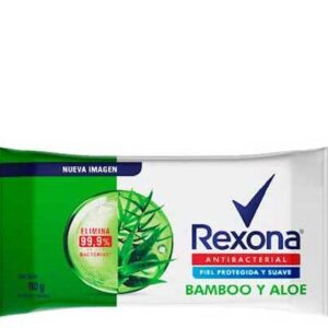 JABON REXONA ANTIBACTERIAL BAMBOO Y ALOE 110GR