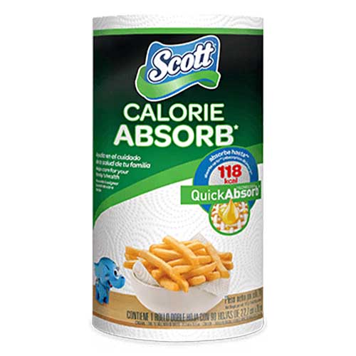 TOALLIN SCOTT ABSORB CALORIE 45HOJAS DOBLES