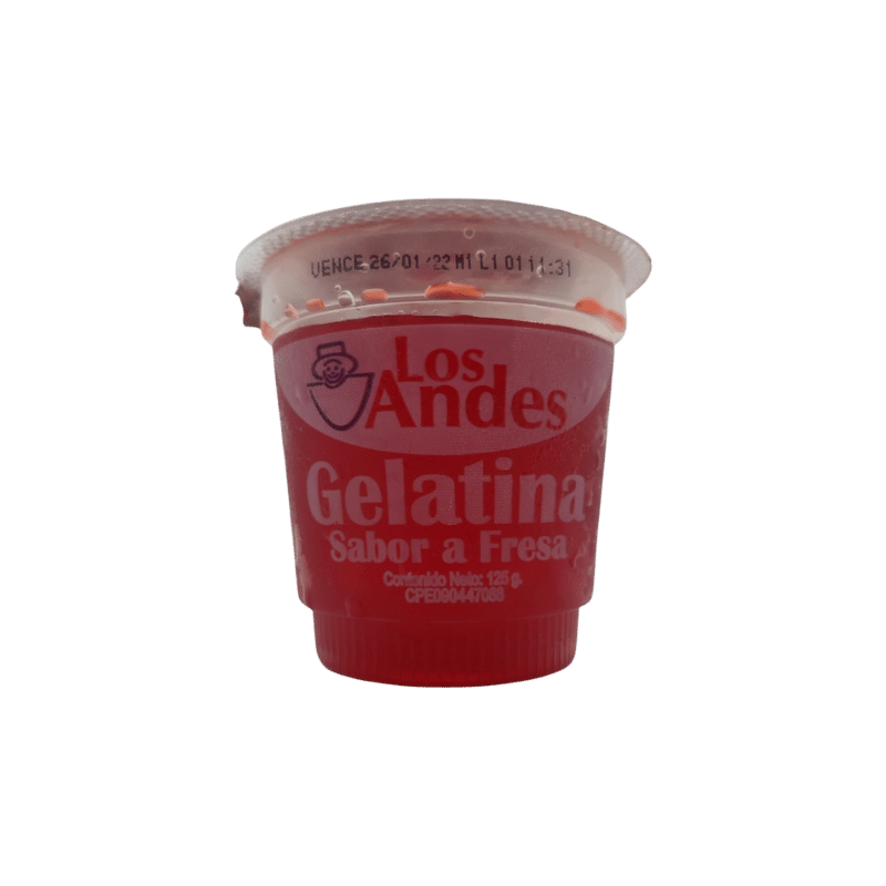 GELATINA FRESA LOS ANDES 125GR