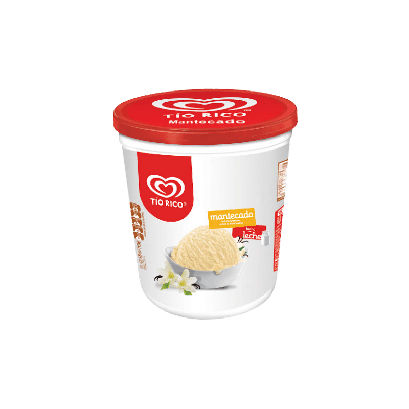 HELADO TIO RICO MANTECADO 850ML