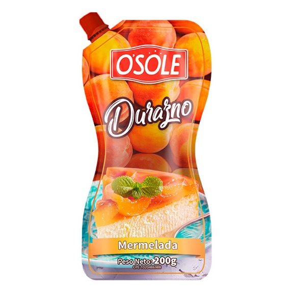 MERMELADA OSOLE DURAZNO 200GR