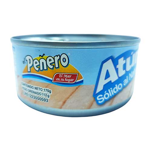 ATUN EL PEÑERO SOLIDO AL NATURAL 160GR