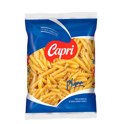 PASTA CAPRI EXTRA ESPECIAL PLUMA 500GR