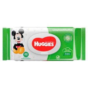 TOALLITAS HUMEDAS HUGGIES LIMPIEZA EFECTIVA 48 UND