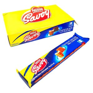 CAJA DE CHOCOLATE SAVOY LECHE 8UNID X 70GR