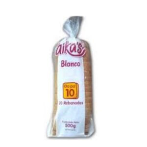 PAN DE SANDWICH BLANCO AIKAS 500GR