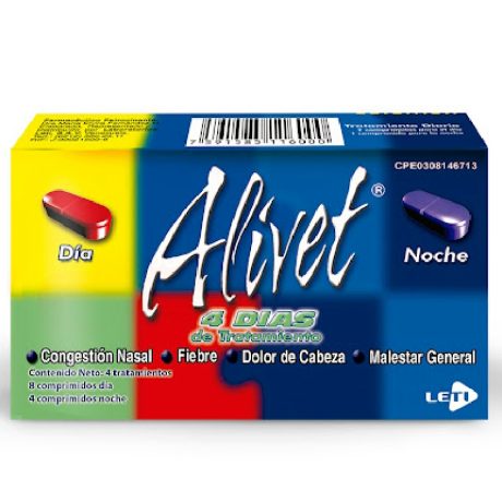 ALIVET 8TABLETAS DIA + 4 NOCHE