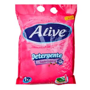 DETERGENTE EN POLVO ALIVE CON SUAVIZANTE 1KG