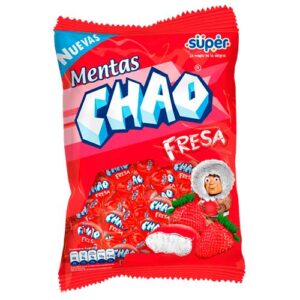 CARAMELO CHAO FRESA 100UNID