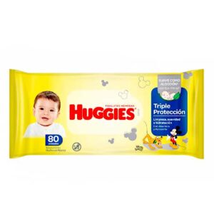 TOALLITAS HUMEDAS HUGGIES TRIPLE PROTECCION 80 UND