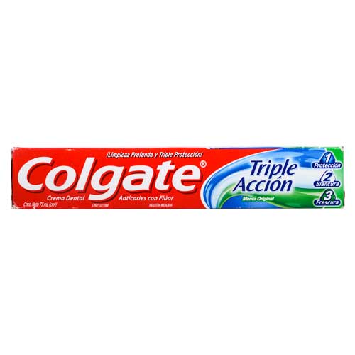 PASTA DENTAL COLGATE TRIPLE ACCION 75ML