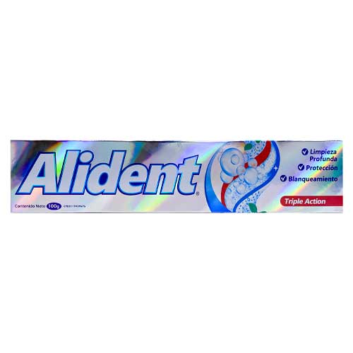CREMA DENTAL ALIDENT TRIPLE ACCION 100GR