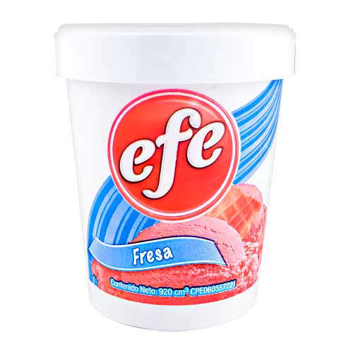 HELADO EFE FRESA 920ML