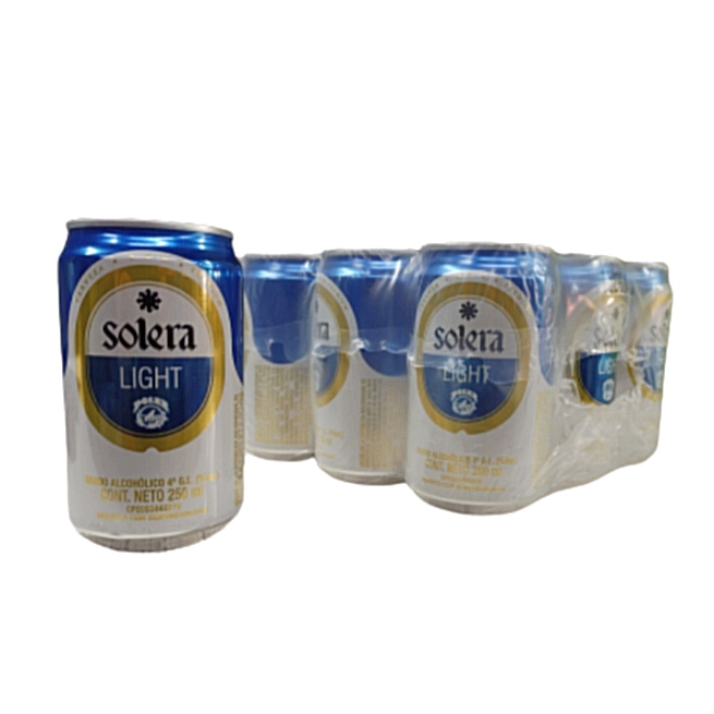 CERVEZA SOLERA AZUL DE LATA 250ML X 12UND