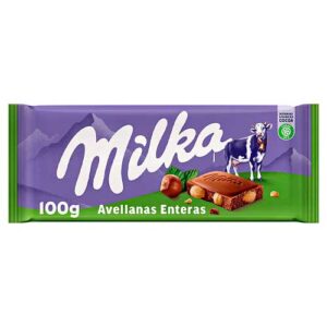 CHOCOLATE MILKA AVELLANAS ENTERAS 100GR