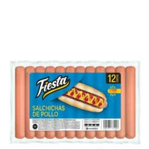 SALCHICHA DE POLLO FIESTA CORTAS 12UND