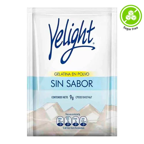 GELATINA YELIGHT SIN SABOR 9GR