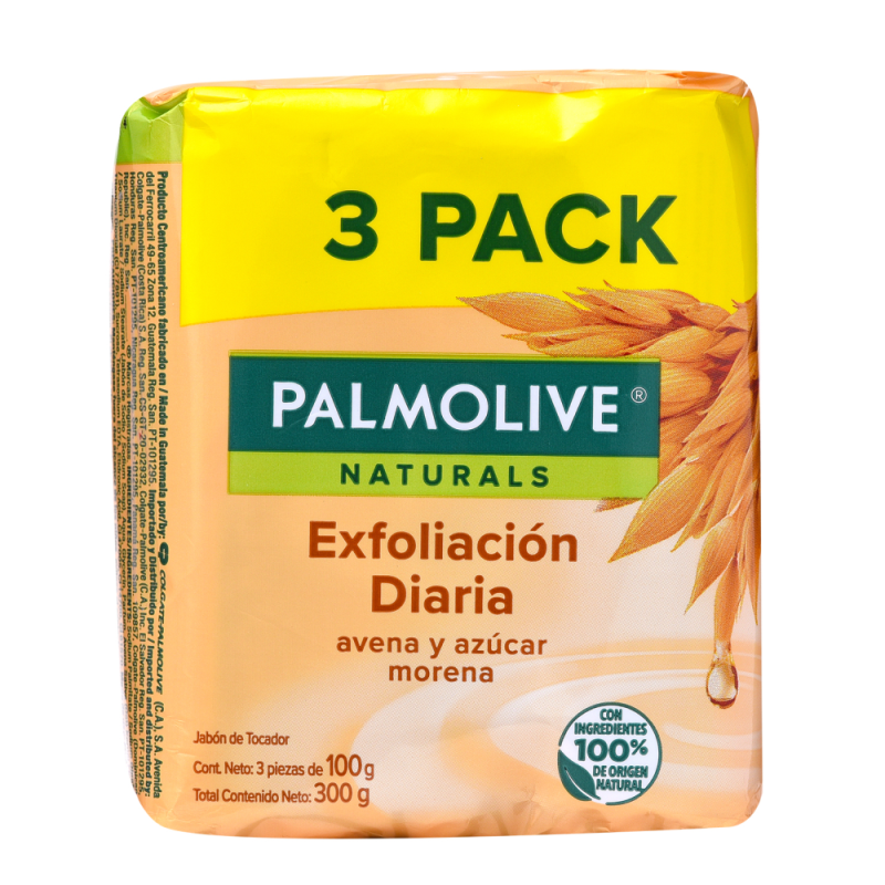 JABON PALMOLIVE AVENA 3UND X 120GR