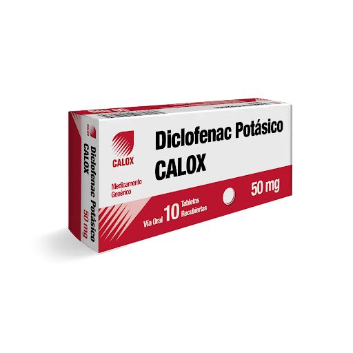 DICLOFENAC POTÁSICO CALOX 50MG X 10 COMPRIMIDOS
