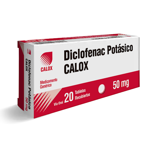 DICLOFENAC POTÁSICO CALOX 50MG X 20 COMPRIMIDOS