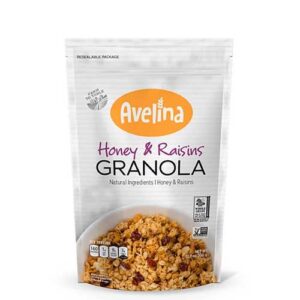 GRANOLA MIEL Y PASAS AVELINA 350GR